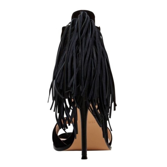“NINE WEST” Hustle Fringe Heels - Picture 4 of 14